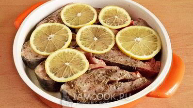 красная рыба в духовке