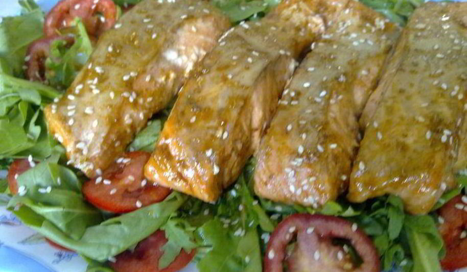 Рецепт лосося с кориандром