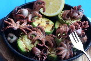 Осьминог на гриле