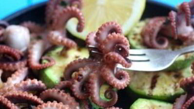 осьминог на гриле