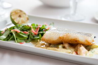 Палтус запеченный