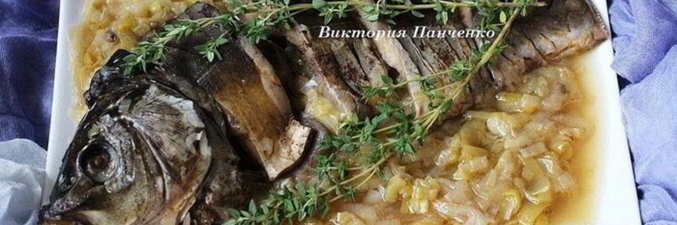 Рождественский карп в пиве