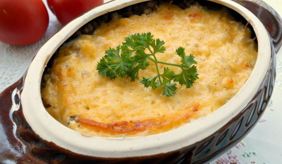 Рецепт рыбы с гречневой крупой в горшочке