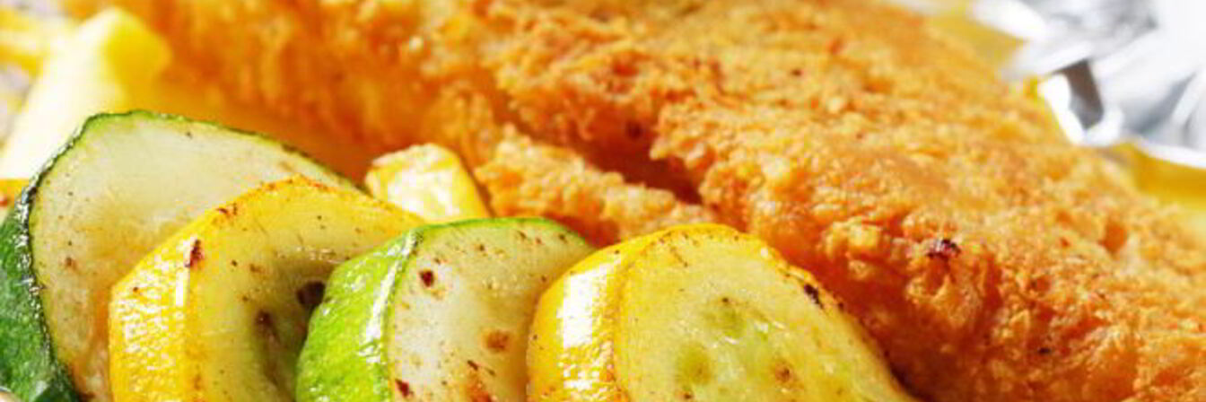 Рыба с кабачками запеченная в духовке