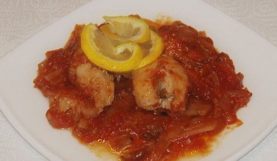 Рецепт рыбы заливной в томате