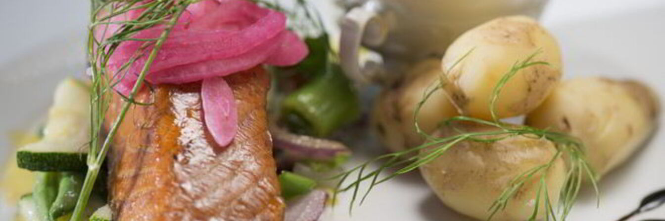 Семга с картошкой в духовке