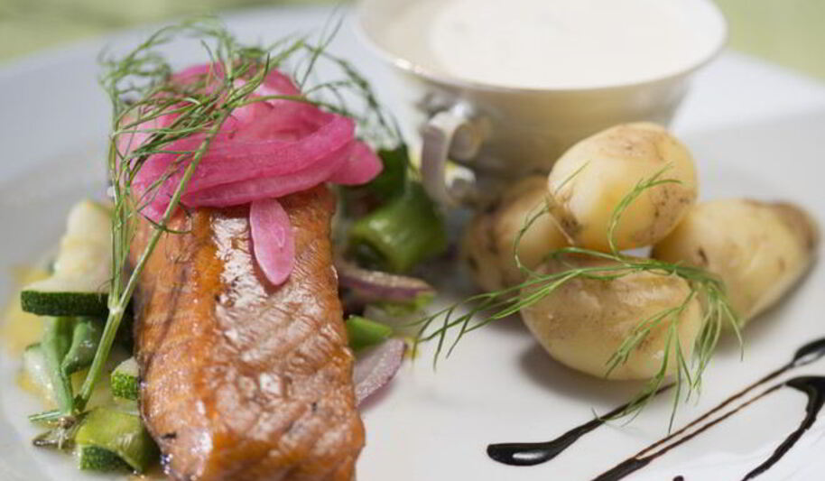 Рецепт семги с картошкой в духовке