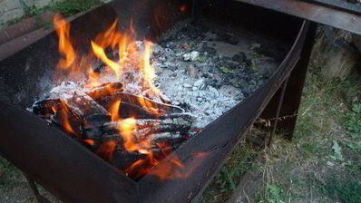 скумбрия на гриле по-домашнему с базиликом и лимоном