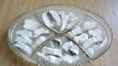 судак заливной