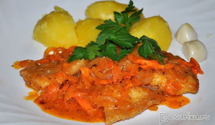 Рецепт тушеного филе тилапии