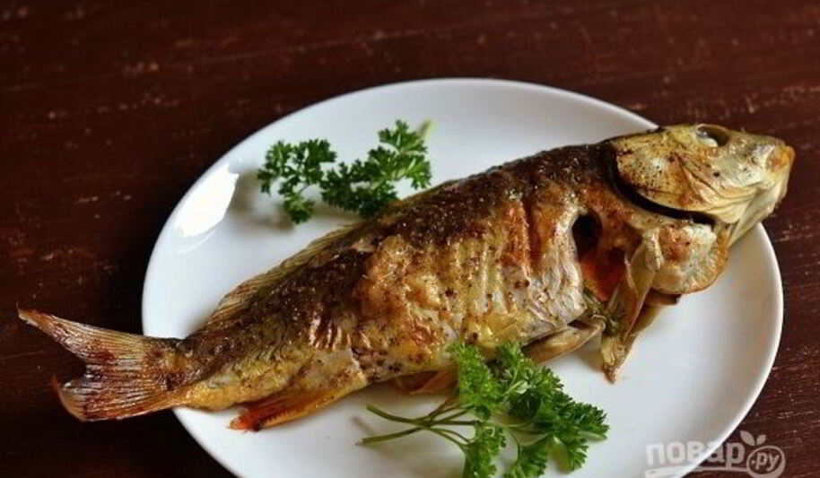Рецепт запекания карпа в духовке