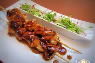 Куриный шашлычок Якитори