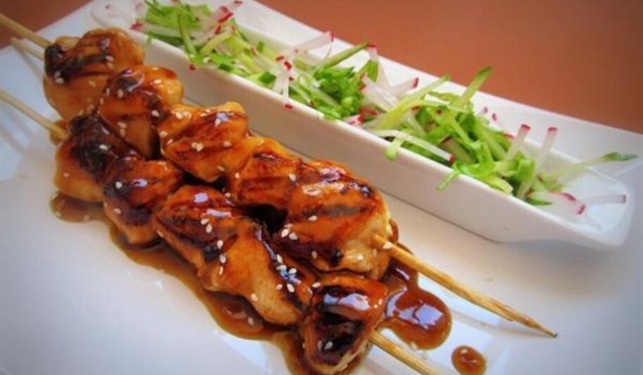 Рецепт куриного шашлычка якитори