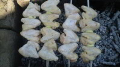 куриный шашлык на кефире