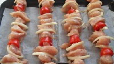 куриный шашлык в духовке