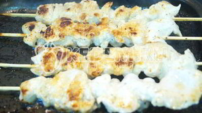 куриные шашлычки на шпажках в духовке