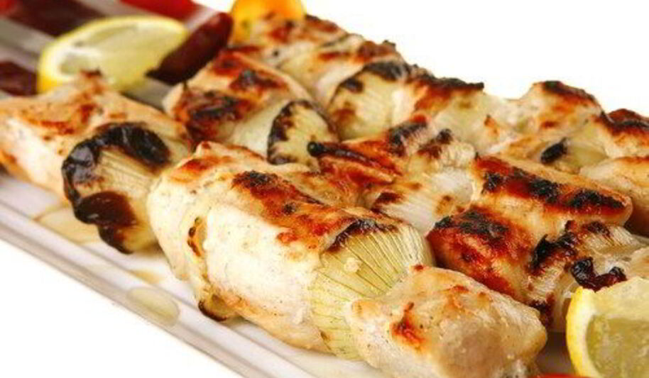 Рецепт куриных шашлыков в лимонном маринаде с шафраном