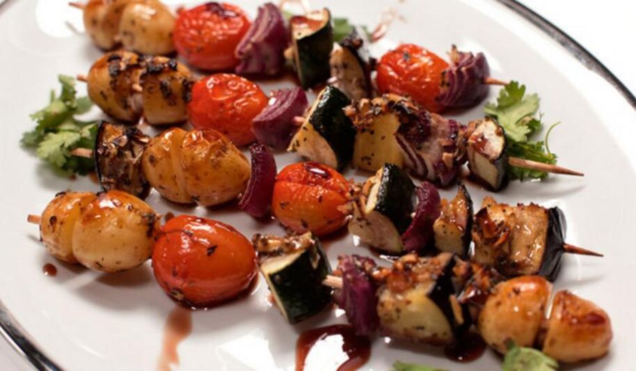 Рецепт овощного шашлыка