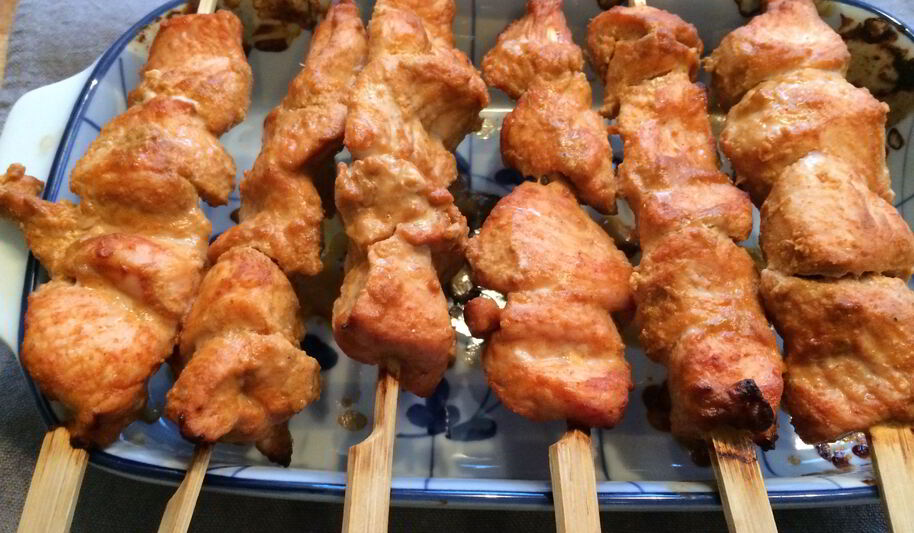 Рецепт шашлычков-тандурей из индейки