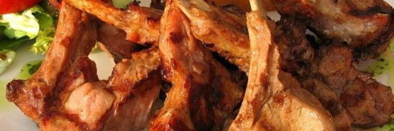 Шашлык из баранины на кости