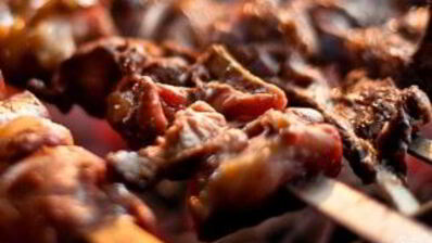 шашлык из гуся