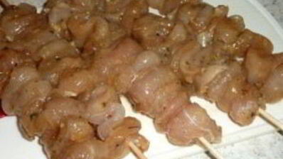 шашлык из курицы в духовке