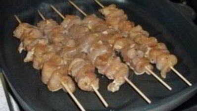 шашлык из курицы в духовке