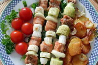 Шашлык из лосося