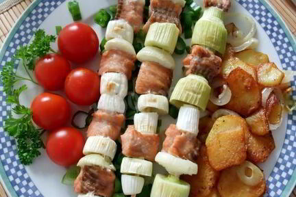 Шашлык из лосося