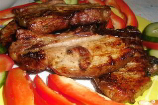 Шашлык из ребрышек свиных