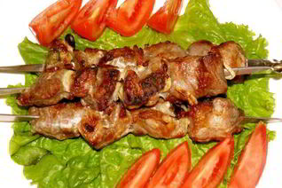 Шашлык из свинины с уксусом
