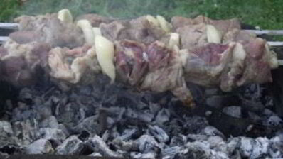 шашлык из телятины по-грузински