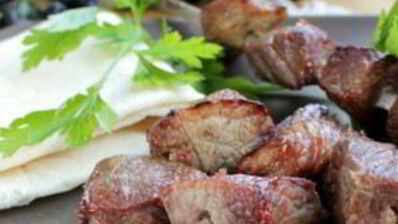 шашлык из телятины в пиве