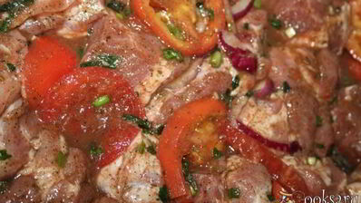 сочный шашлык из свиной шеи