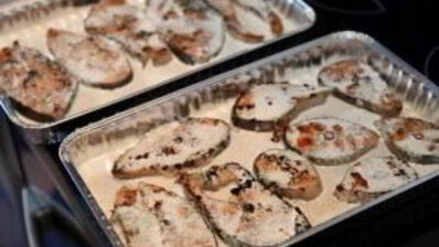 стейк из горбуши в духовке