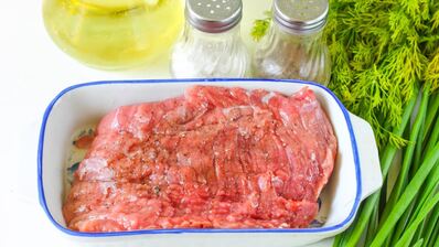 стейк из говядины на гриле