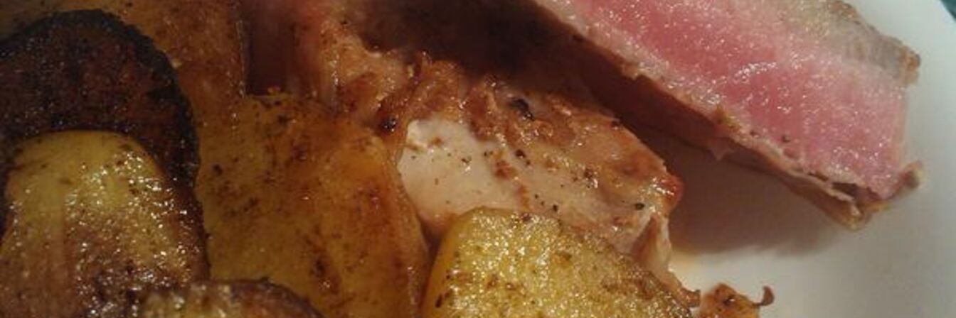 Стейк из тунца с прошутто