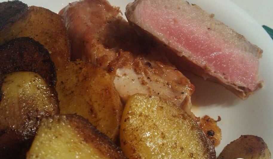 Рецепт стейка из тунца с прошутто