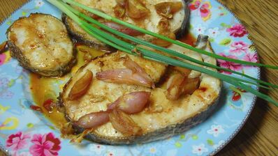 стейки из белой рыбы в соусе терияки