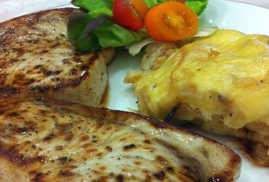 Стейки из рыбы-меч