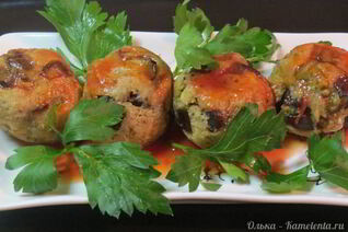 Баклажанные тефтельки