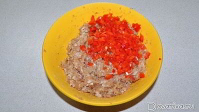 куриные тефтели со сладким перцем