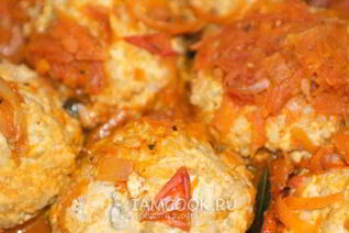 Тефтели из индейки с рисом