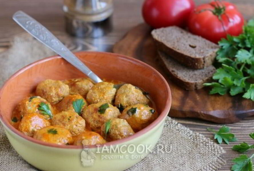 Тефтели из индейки в мультиварке