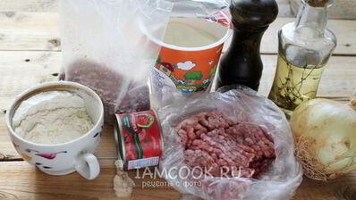 тефтели с гречкой и фаршем