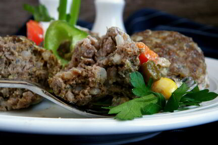 Тефтели с овощами в сливках