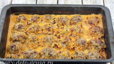 тефтели с рисом в духовке