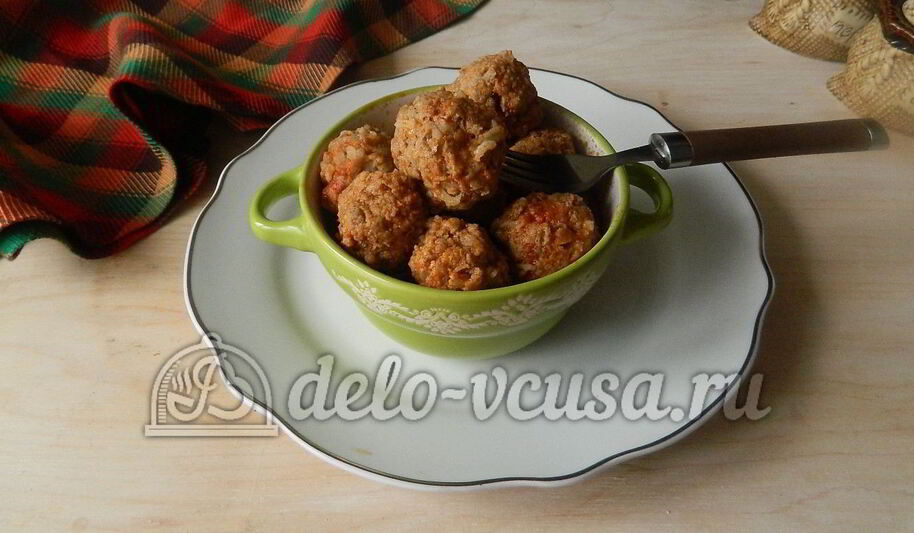 Рецепт тефтелей с рисом в мультиварке