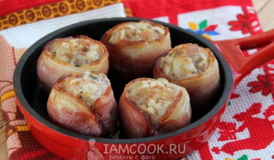 Рецепт тефтелей в духовке в беконе