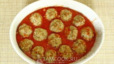 тефтели в томатном соусе в духовке